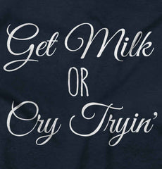 Get Milk Infant Toddler T Shirt-Direct To Garment Print-Brisco Baby