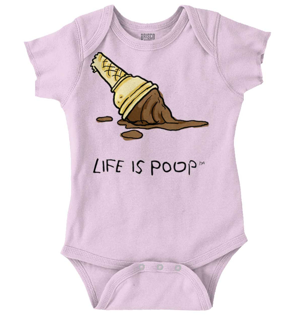 Dropped Cone Romper Bodysuit-Direct To Garment Print-Brisco Baby