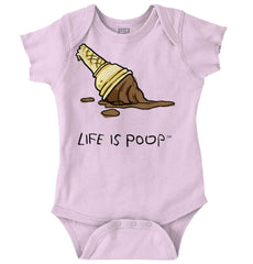 Dropped Cone Romper Bodysuit-Direct To Garment Print-Brisco Baby