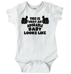 Adorable Looks Like Romper Bodysuit-Direct To Garment Print-Brisco Baby