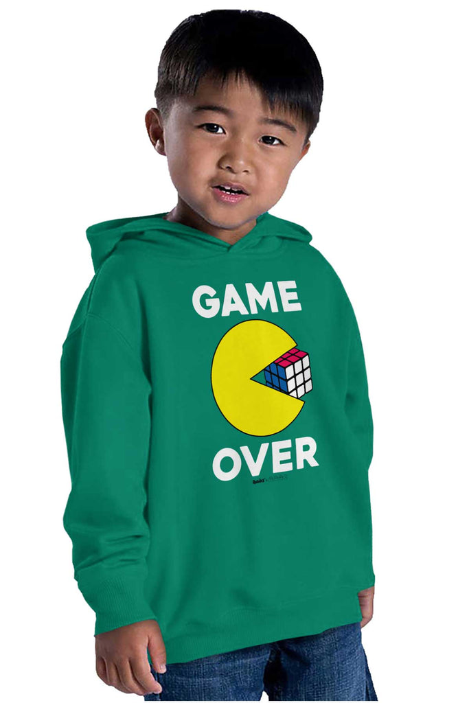 Game Over Toddler Pullover Hoodie-Direct To Garment Print-Brisco Baby