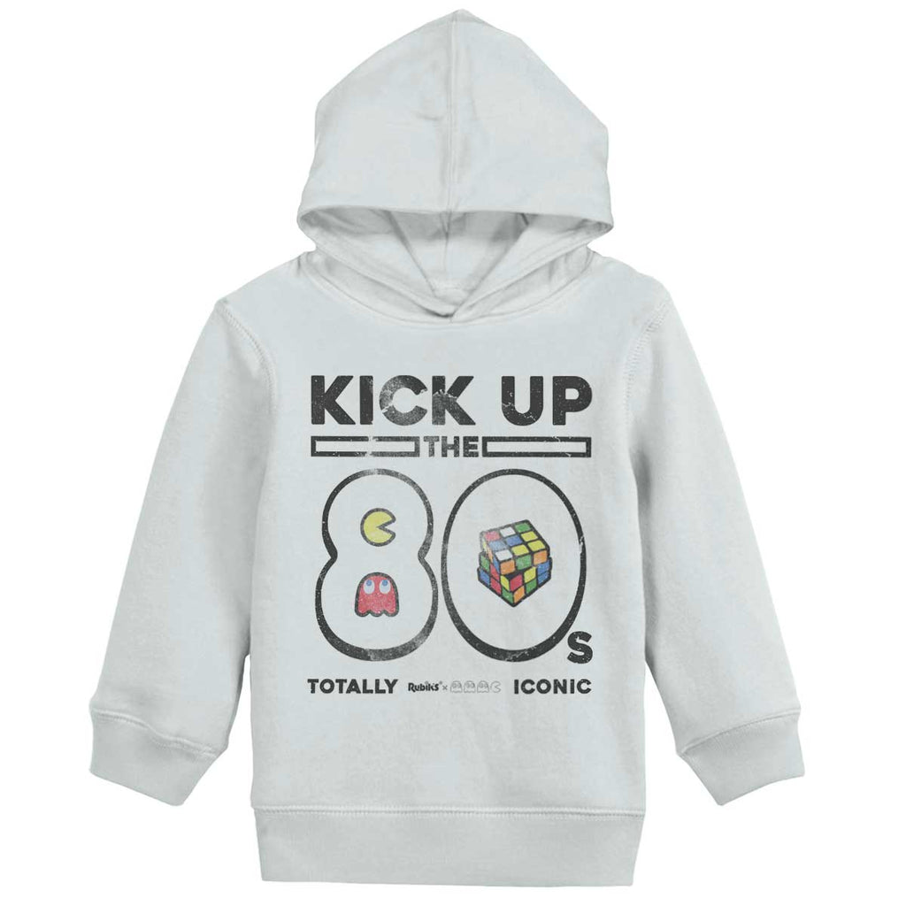 Kick Up The 80s Toddler Pullover Hoodie-Direct To Garment Print-Brisco Baby