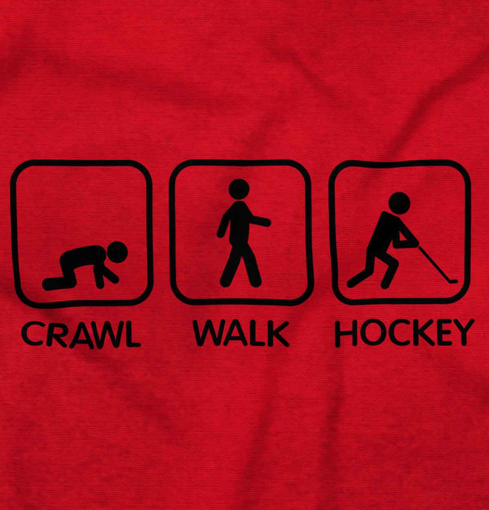 Crawl Walk Hockey Toddler Pullover Hoodie-Direct To Garment Print-Brisco Baby