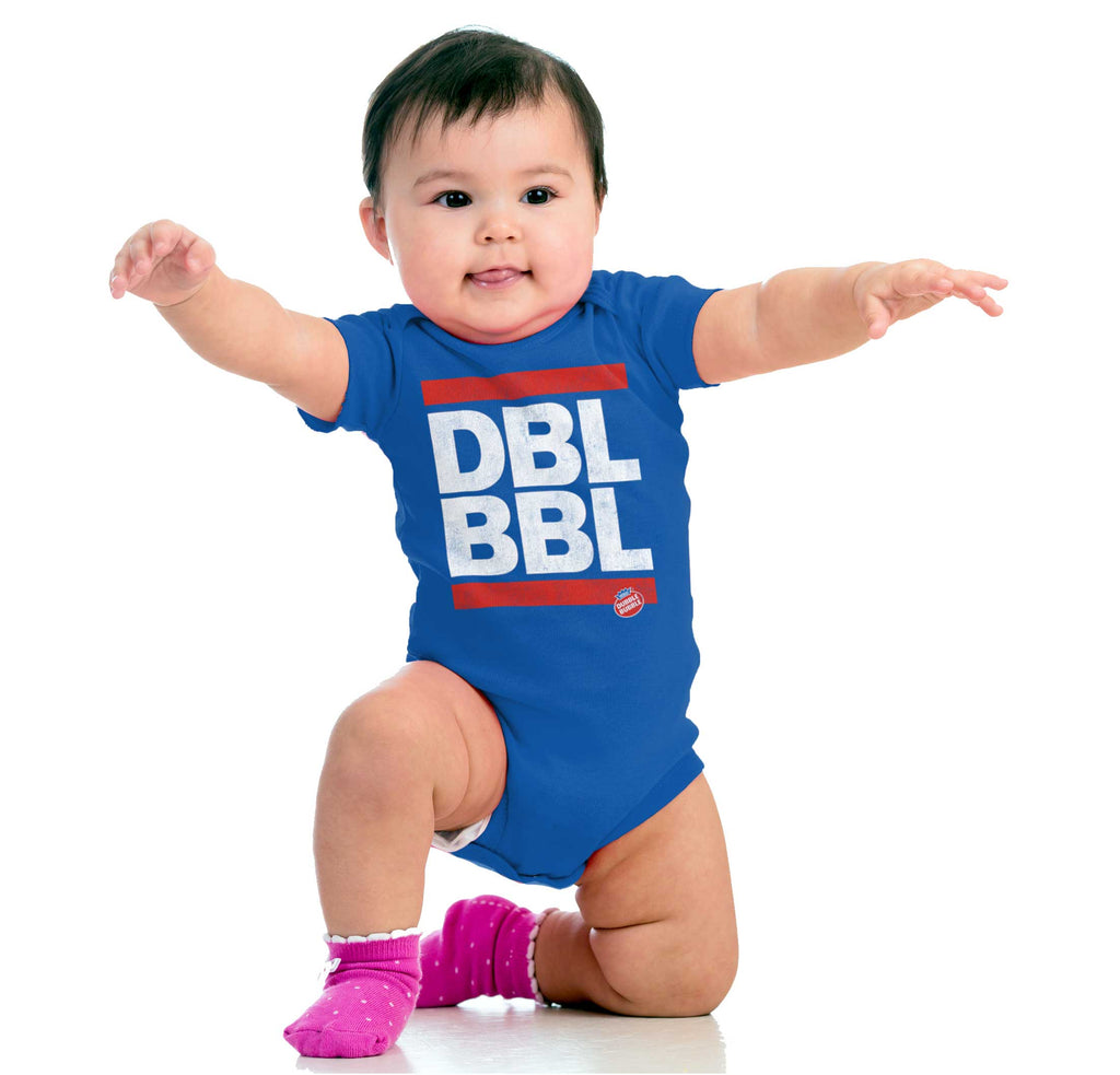DBL BBL Romper Bodysuit-Direct To Garment Print-Brisco Baby