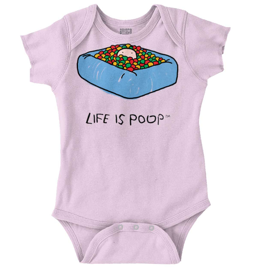 Ball Pit Romper Bodysuit-Direct To Garment Print-Brisco Baby