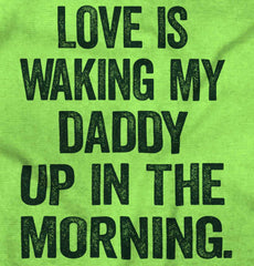 Waking Up Daddy Romper Bodysuit-Direct To Garment Print-Brisco Baby