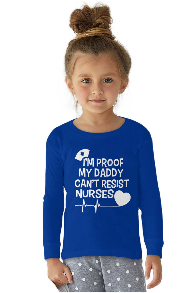 Can't Resist Nurses Solid Baby Pajama Top-Direct To Garment Print-Brisco Baby