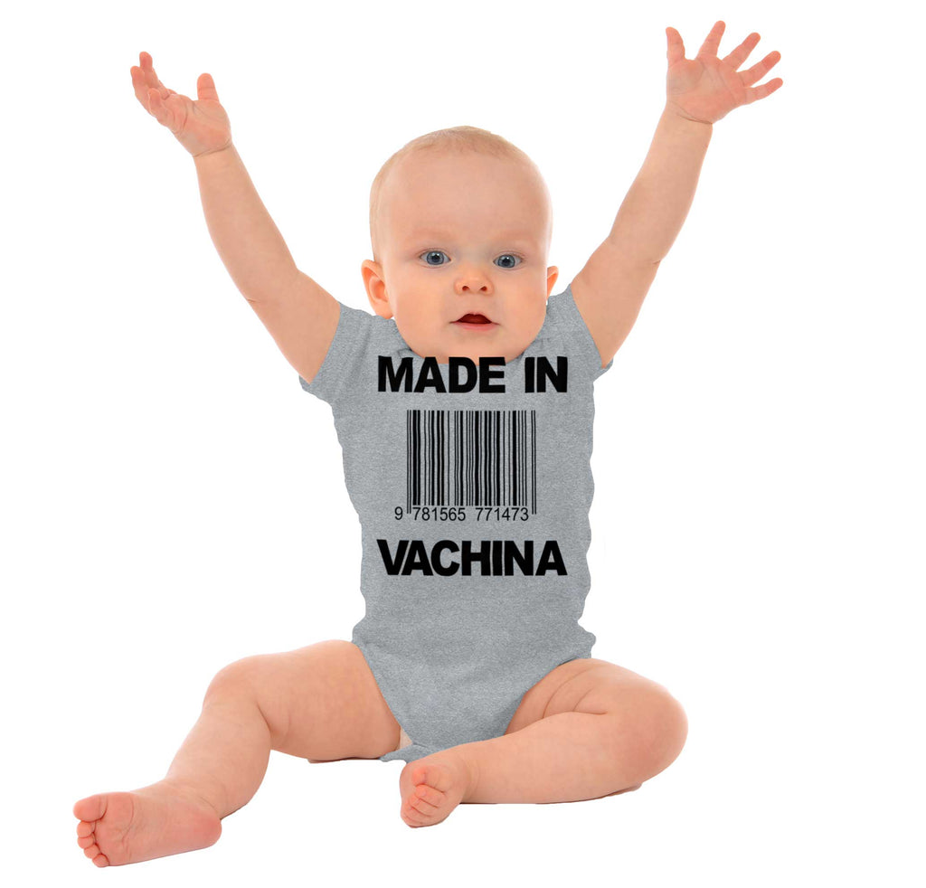Made In Vachina Romper Bodysuit-Direct To Garment Print-Brisco Baby