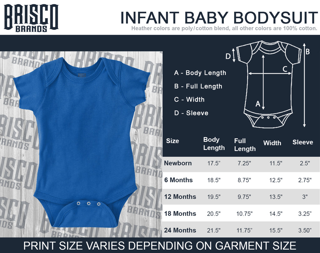 Big Cuz Romper Bodysuit-Direct To Garment Print-Brisco Baby