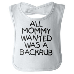 Backrub Infant Baby Bib-Direct To Garment Print-Brisco Baby