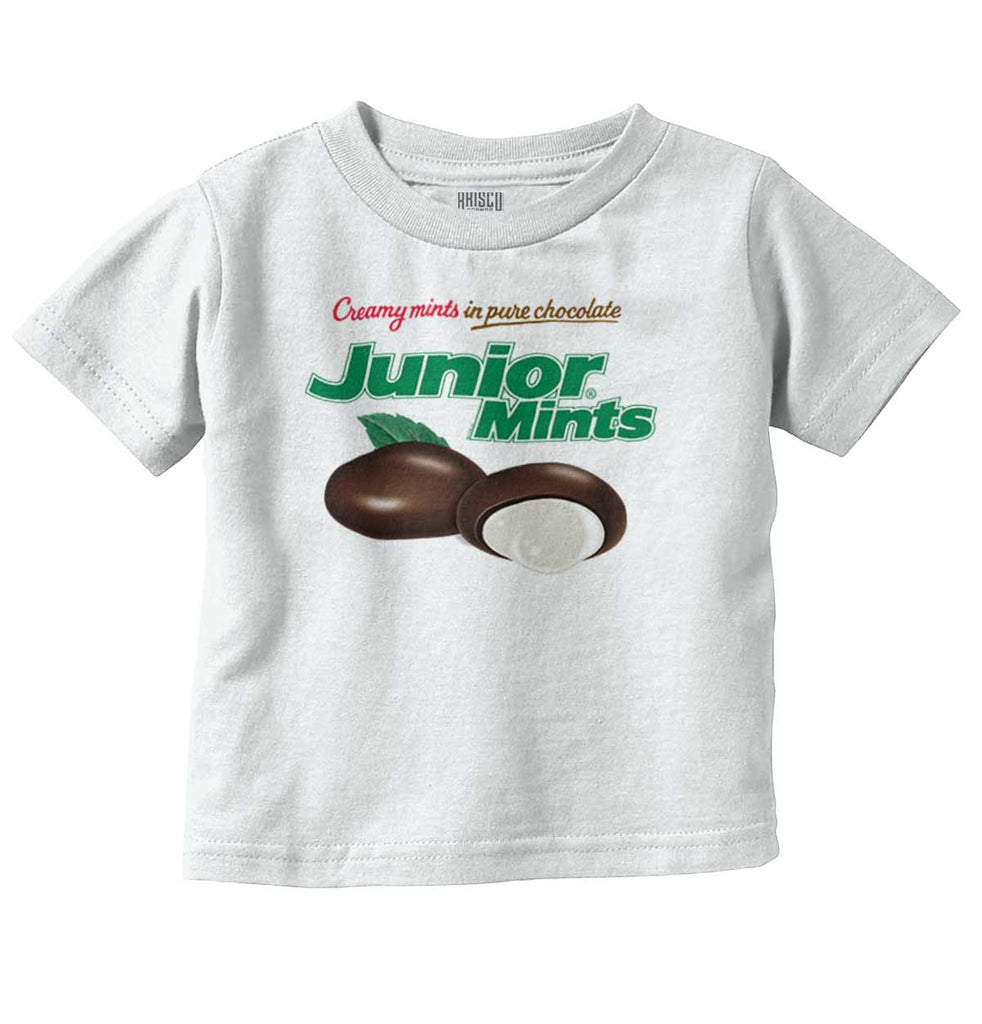 Junior Mints Infant Toddler T Shirt-Direct To Garment Print-Brisco Baby