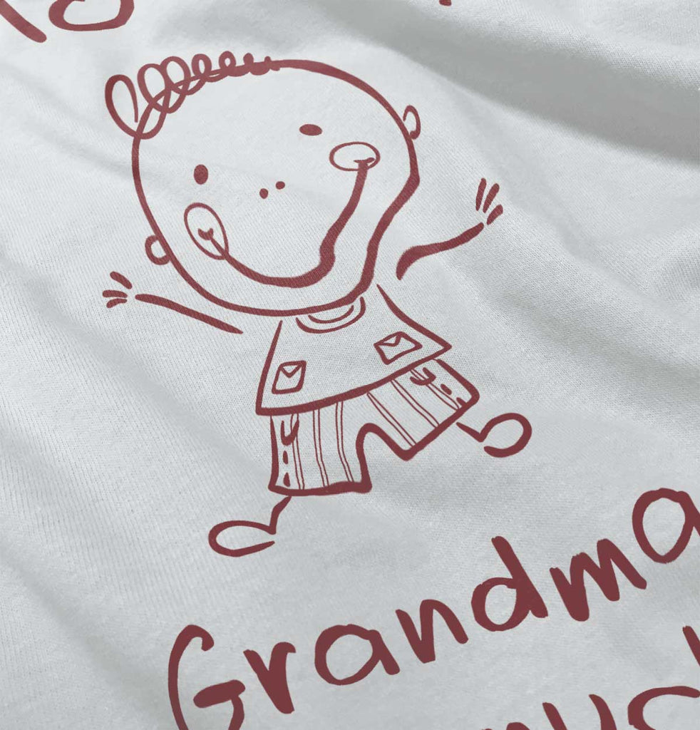 Love My Grandma Baby Striped Skirt Dress-Direct To Garment Print-Brisco Baby