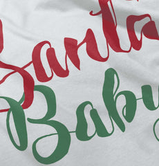 Santa Baby Romper Bodysuit-Direct To Garment Print-Brisco Baby