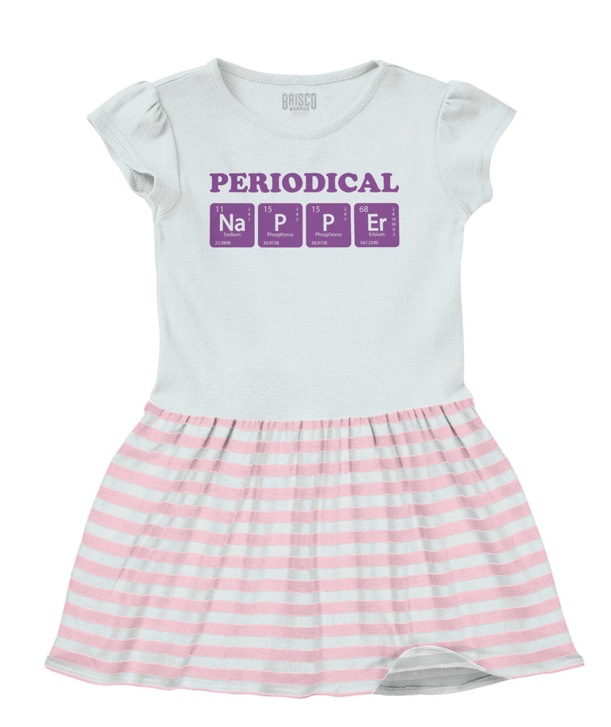 Nap Periodically Baby Striped Skirt Dress-Direct To Garment Print-Brisco Baby