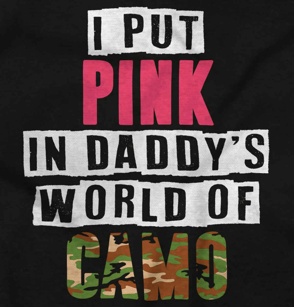 I Put Pink In Camo Infant Toddler T Shirt-Direct To Garment Print-Brisco Baby