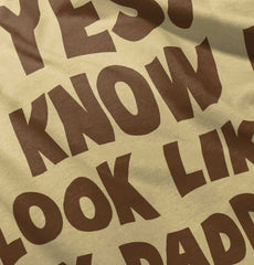 Look Like Daddy Romper Bodysuit-Direct To Garment Print-Brisco Baby