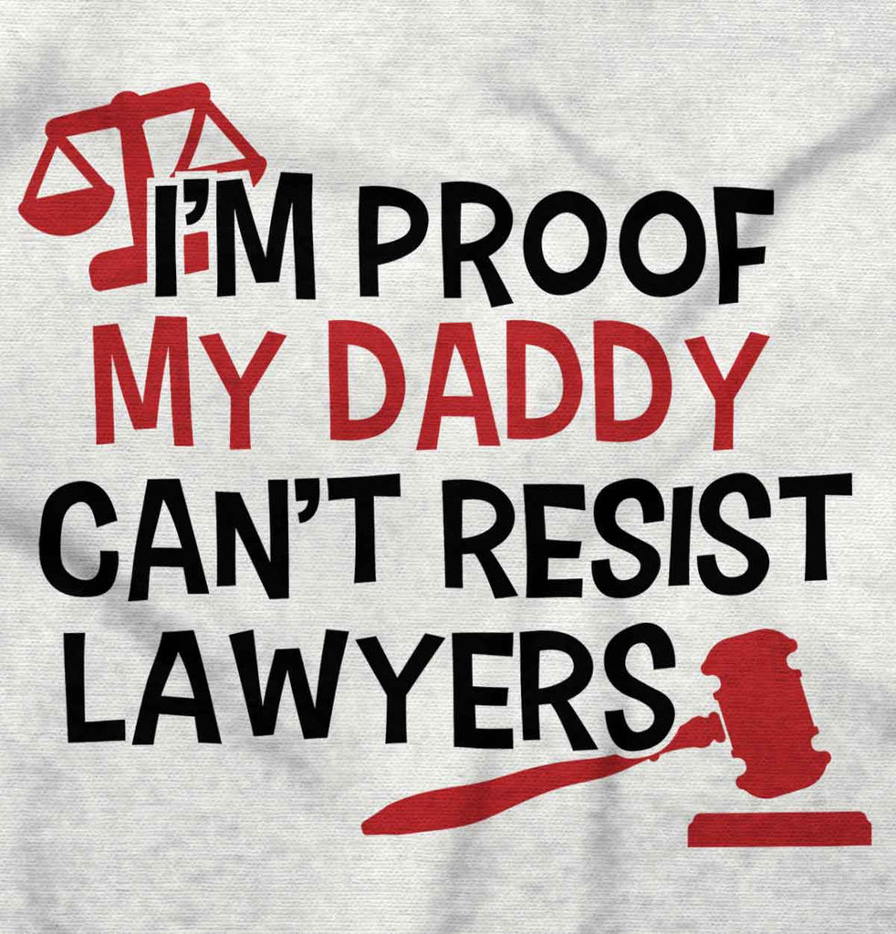 Cant Resist Lawyers Romper Bodysuit-Direct To Garment Print-Brisco Baby