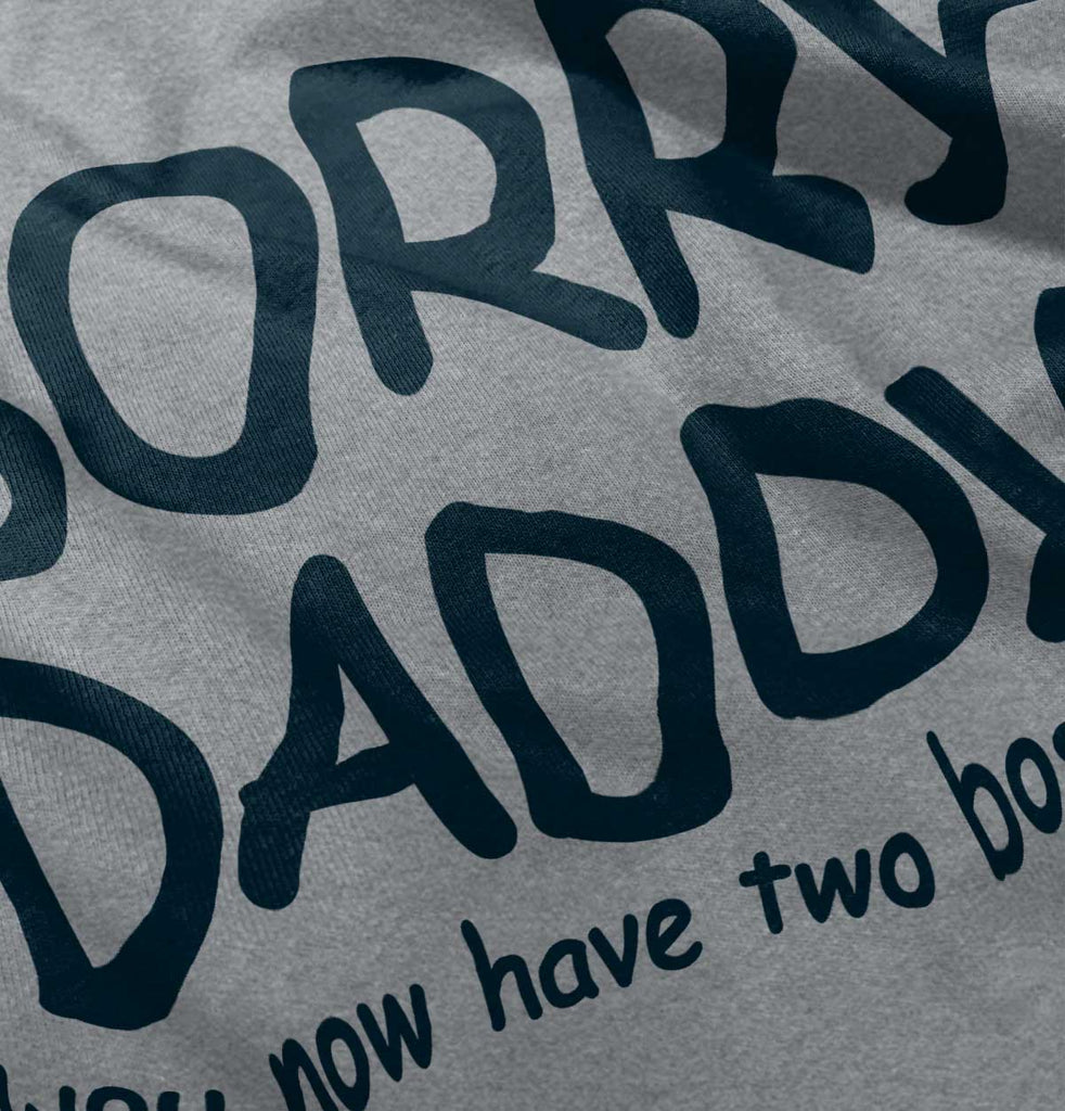 Sorry Daddy Toddler Football Jersey Tee-Direct To Garment Print-Brisco Baby