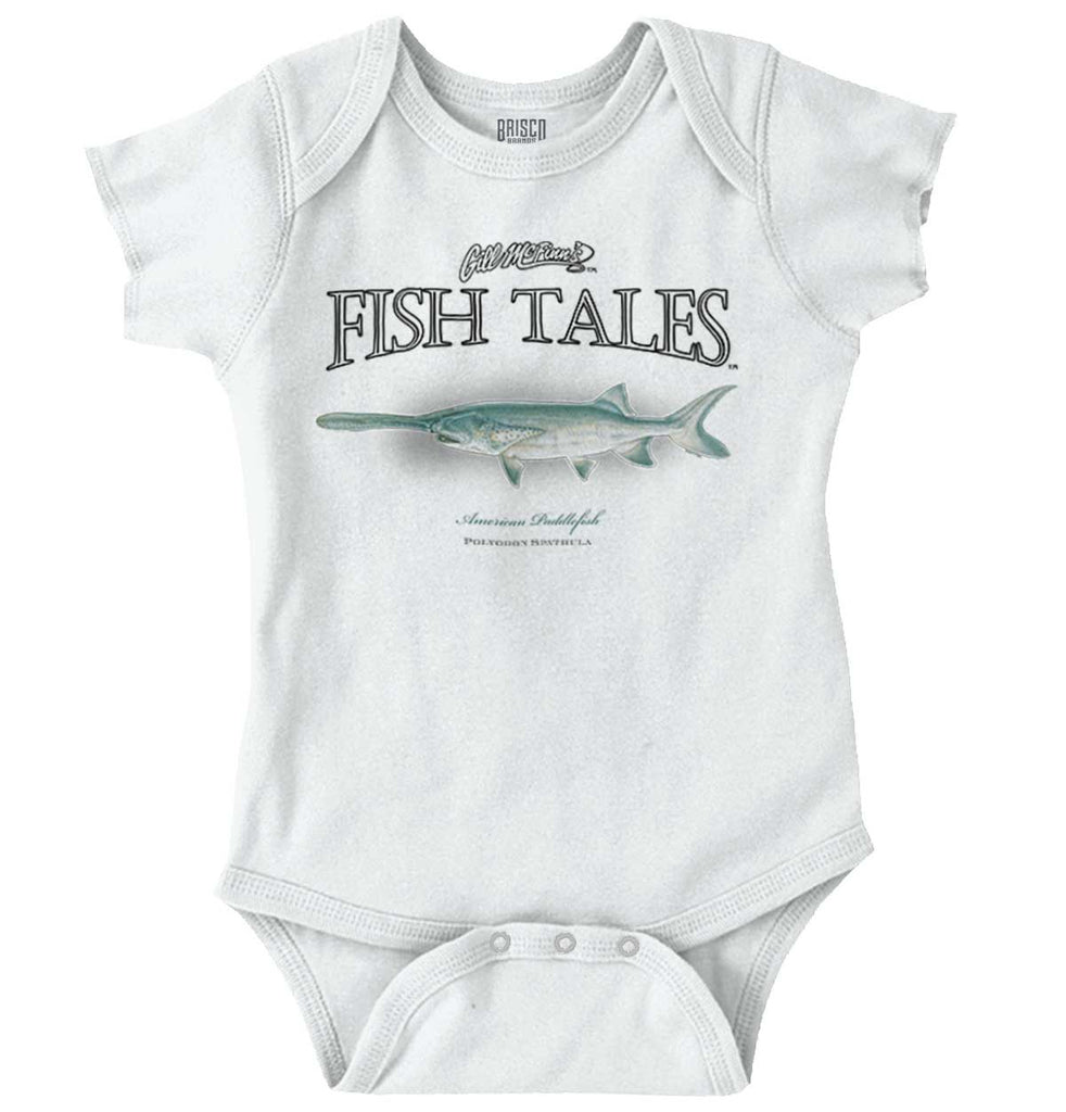 Paddlefish Romper Bodysuit-Direct To Garment Print-Brisco Baby
