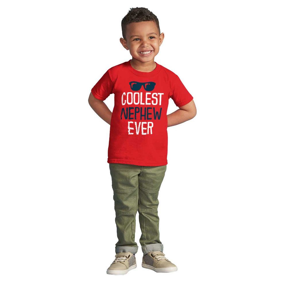 Coolest Nephew Ever Infant Toddler T Shirt-Direct To Garment Print-Brisco Baby