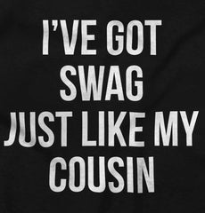 Swag Like Cousin Romper Bodysuit-Direct To Garment Print-Brisco Baby