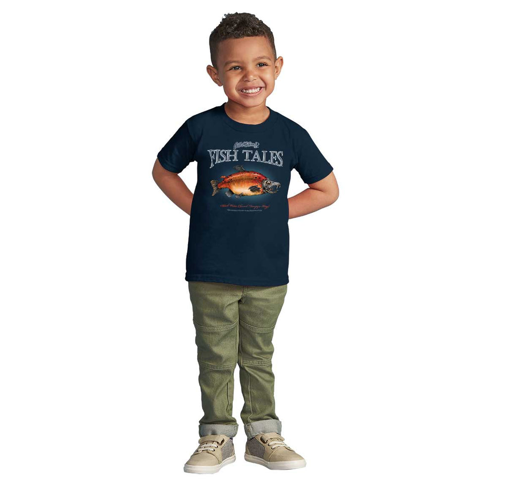Black Water Chinook Infant Toddler T Shirt-Direct To Garment Print-Brisco Baby