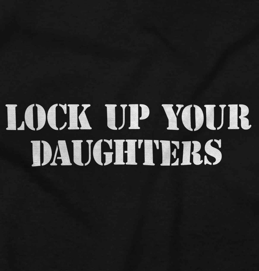 Lock Up Daughters Romper Bodysuit-Direct To Garment Print-Brisco Baby