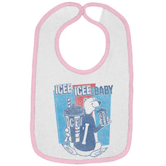 Polar Icee Baby Trimmed Colored Velcro Bib-Direct To Garment Print-Brisco Baby