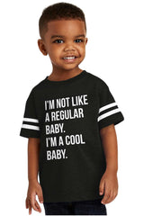 Cool Baby Toddler Football Jersey Tee-Direct To Garment Print-Brisco Baby