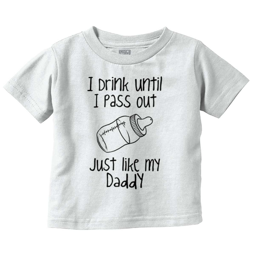 Like My Daddy Infant Toddler T Shirt-Direct To Garment Print-Brisco Baby