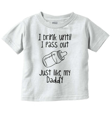 Like My Daddy Infant Toddler T Shirt-Direct To Garment Print-Brisco Baby