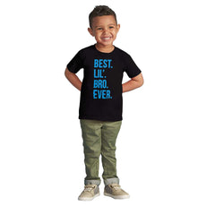 Best Lil' Bro Ever Infant Toddler T Shirt-Direct To Garment Print-Brisco Baby