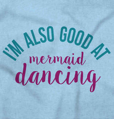 Mermaid Dancing Infant Baby Bib-Direct To Garment Print-Brisco Baby