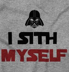 I Sith Myself Romper Bodysuit-Direct To Garment Print-Brisco Baby