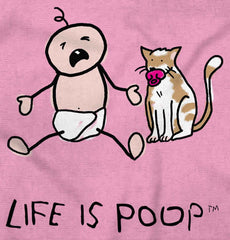 Cat Pacifier Infant Toddler T Shirt-Direct To Garment Print-Brisco Baby