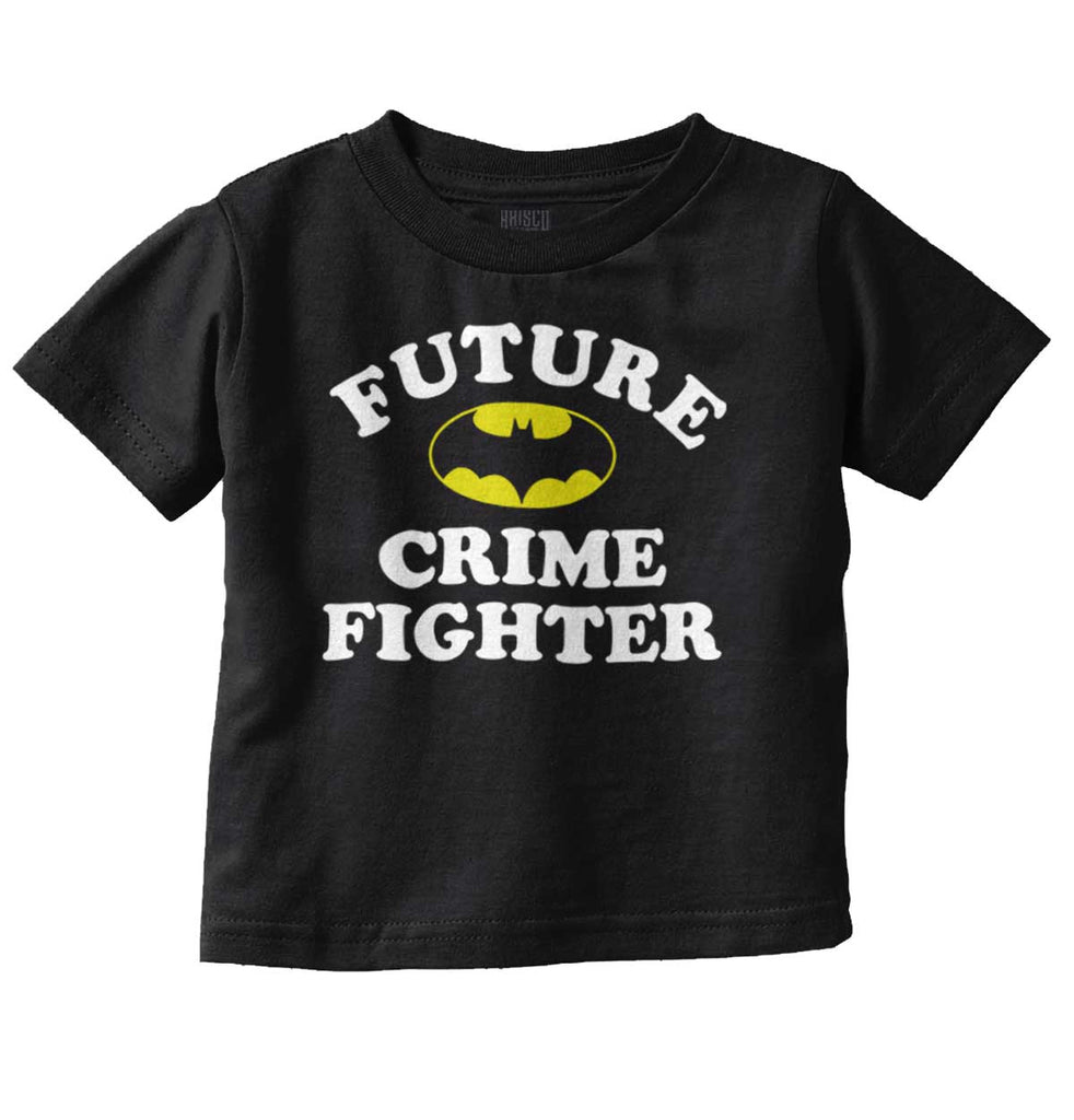 Crime Fighter Infant Toddler T Shirt-Direct To Garment Print-Brisco Baby