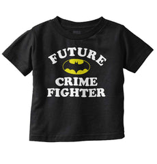Crime Fighter Infant Toddler T Shirt-Direct To Garment Print-Brisco Baby
