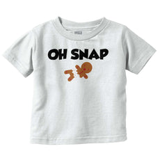 Oh Snap Gingerbread Infant Toddler T Shirt-Direct To Garment Print-Brisco Baby