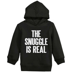 Snuggle Is Real Toddler Pullover Hoodie-Direct To Garment Print-Brisco Baby