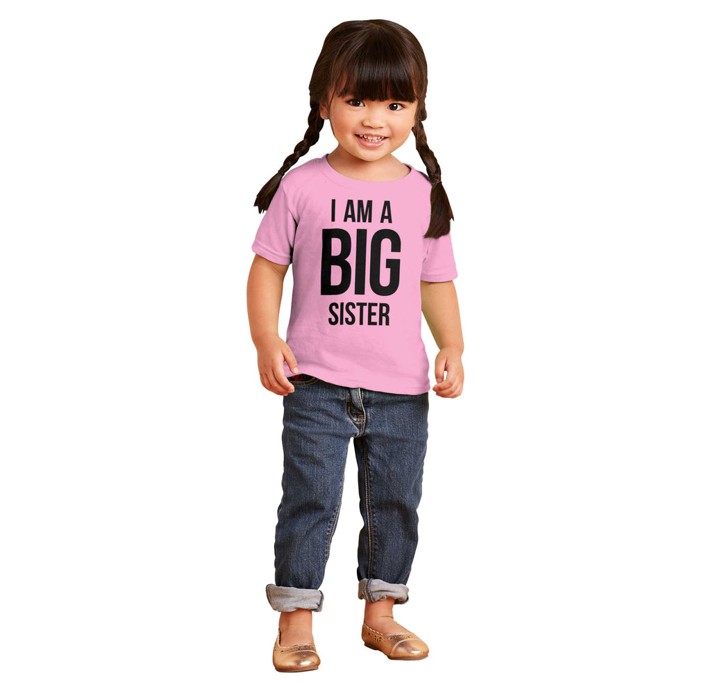 I Have A Big Sister Infant Toddler T Shirt-Direct To Garment Print-Brisco Baby