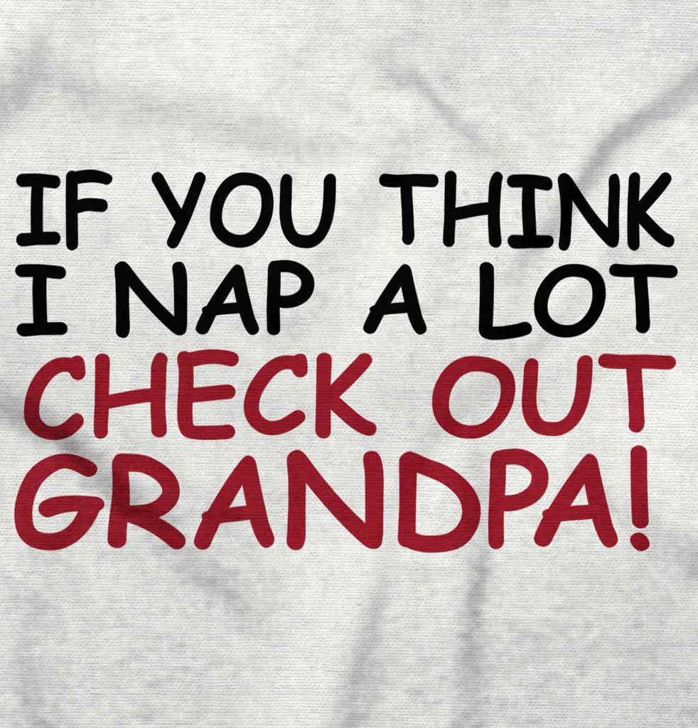 Check Out Grandpa Infant Baby Bib-Direct To Garment Print-Brisco Baby