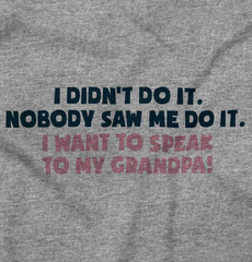 I Didn't Do It Solid Baby Infant Dress-Direct To Garment Print-Brisco Baby