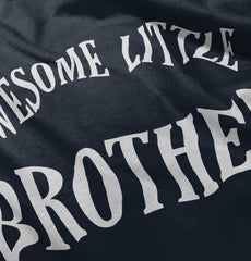 Awesome Little Brother Romper Bodysuit-Direct To Garment Print-Brisco Baby