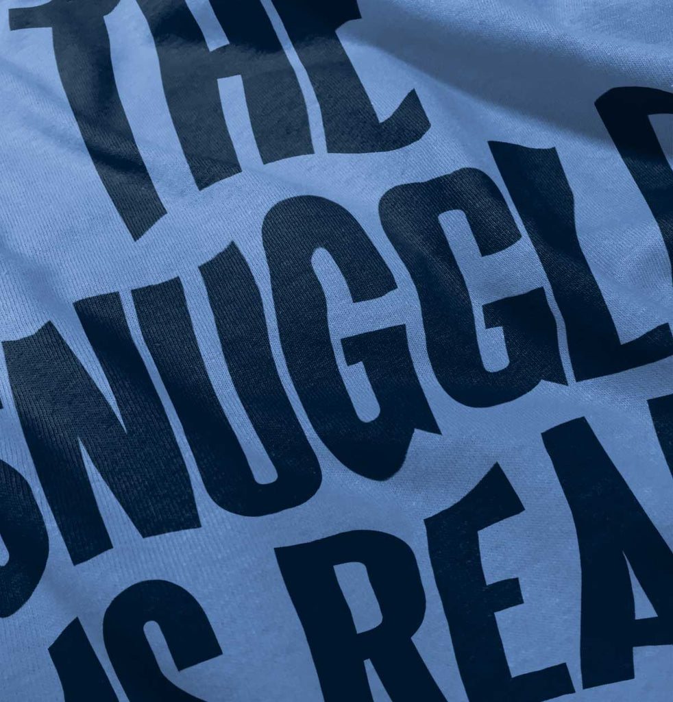 Snuggle Is Real Toddler Baseball-Direct To Garment Print-Brisco Baby