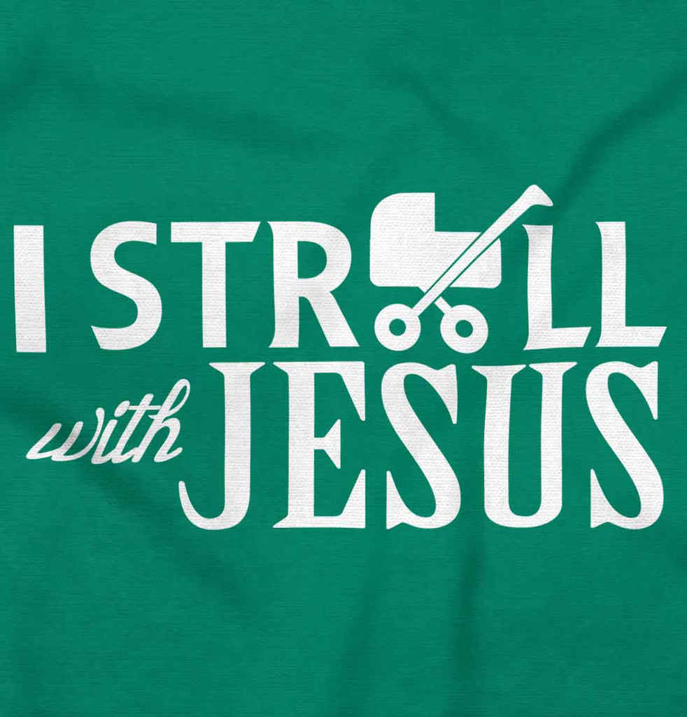 Stroll With Jesus Toddler Pullover Hoodie-Direct To Garment Print-Brisco Baby