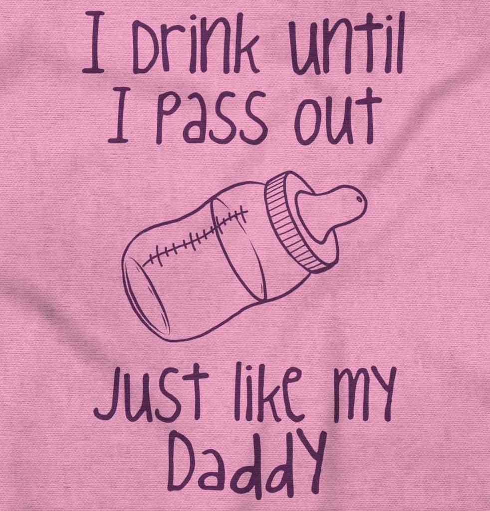 Like My Daddy Infant Baby Bib-Direct To Garment Print-Brisco Baby
