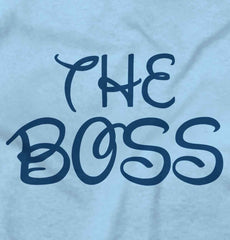 The Boss Romper Bodysuit-Direct To Garment Print-Brisco Baby