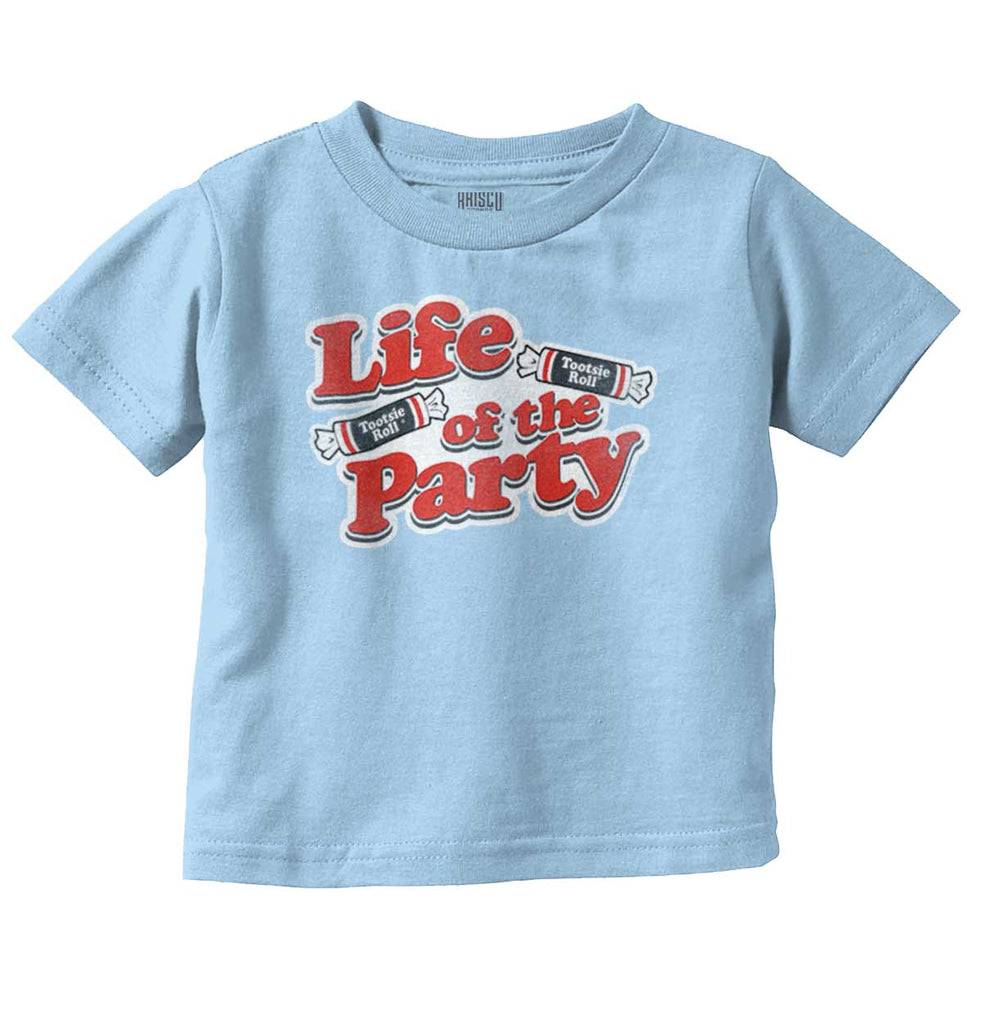 Life Of The Party Infant Toddler T Shirt-Direct To Garment Print-Brisco Baby