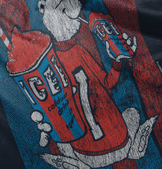 Distressed Icee Toddler Ruffled Trim T-Shirt-Direct To Garment Print-Brisco Baby