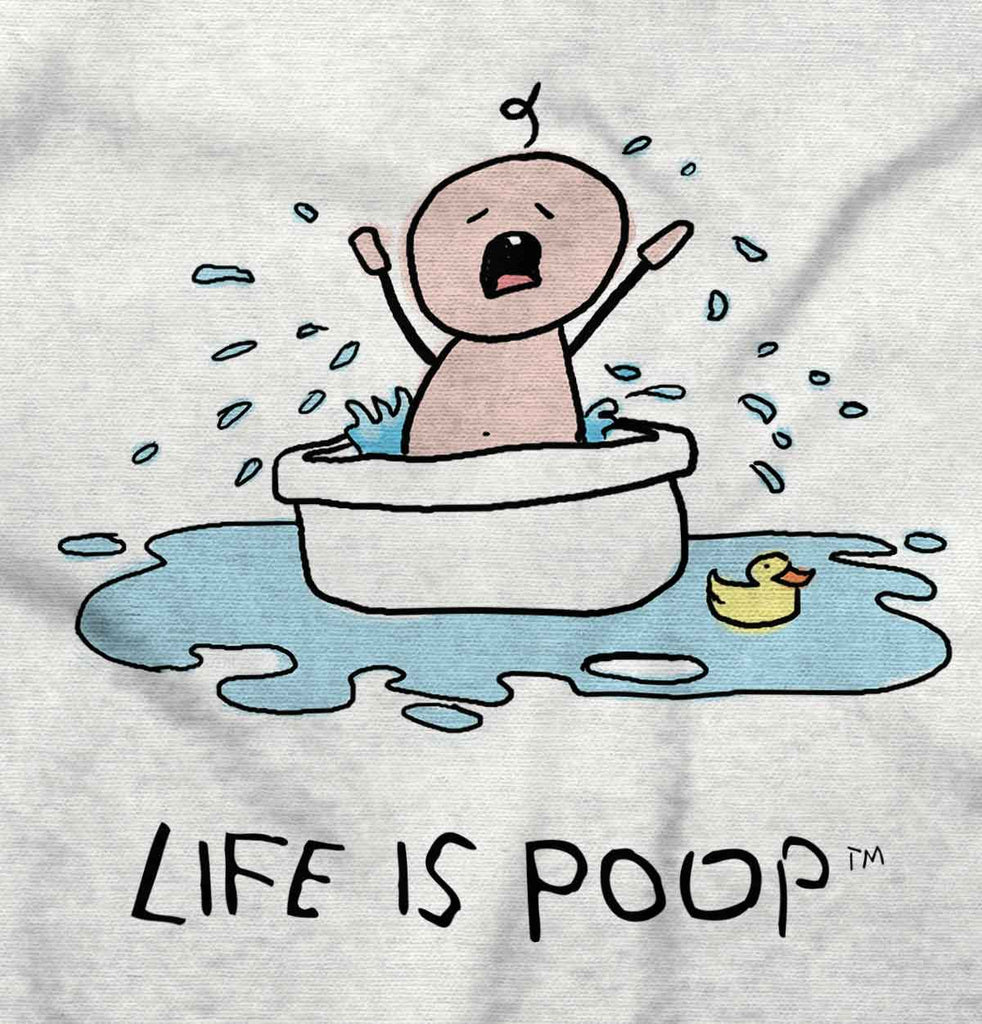 Crying Bath Infant Toddler T Shirt-Direct To Garment Print-Brisco Baby